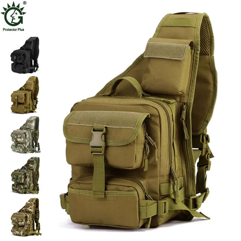 

Men Nylon Crossbody Shoulder Bag Large Ride Travel Handbag Hike Military Messenger Bags Male Army Chest Pack Sling Back Pack