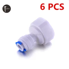 6 шт соединение-фиксатор два водопроводов 1/4 1/2 BSP пластиковый фильтр для воды Инструменты