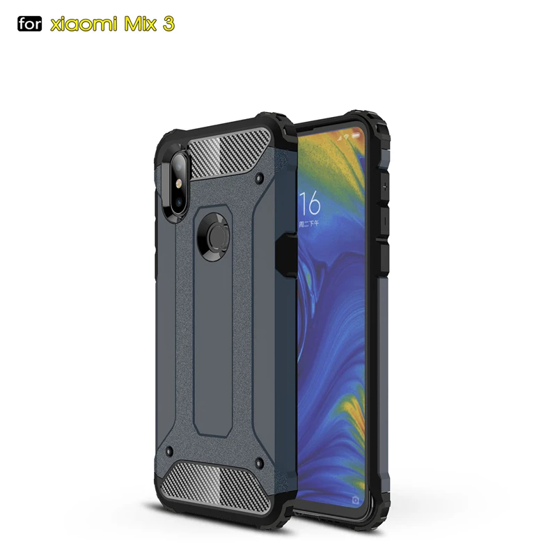 Phone Cases For Xiaomi Mi Mix 3 Case On Mi Mix 3 6.39" Full Wrapped Heavy Hybrid PC+TPU Cover For Xiaomi Mi Mix 3/Mi Mix 3 Cover