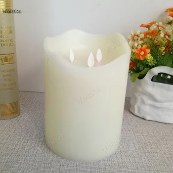 

15CM Ultra Large diameter LED swing electronic candle lamp wedding birthday bar Romantic decorative Lights CD50 W02