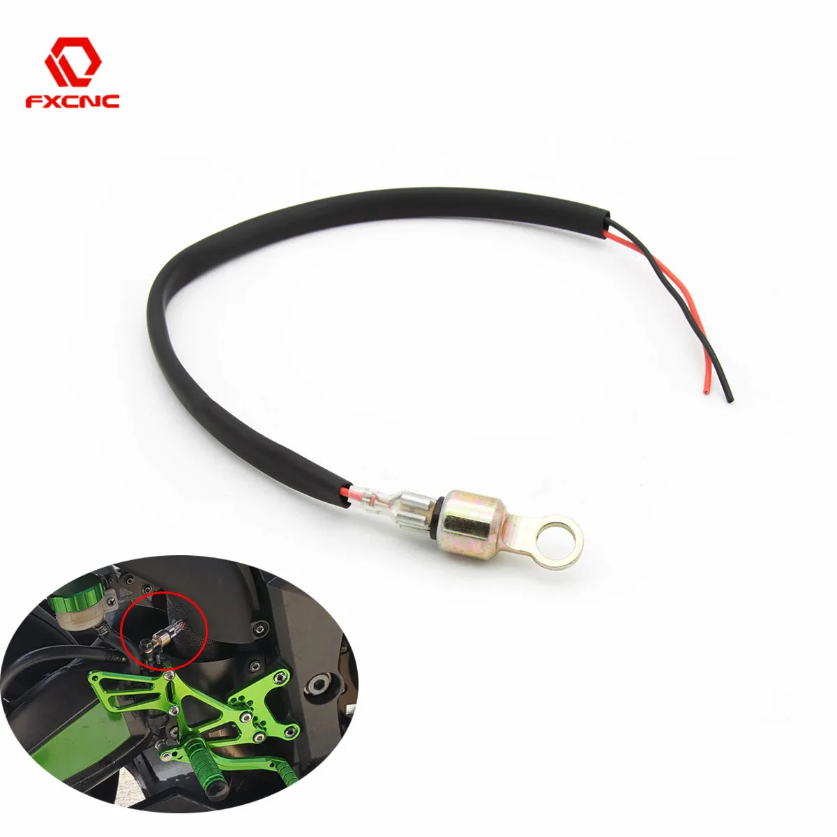 

10mm Motorcycles hydraulic Pressure Switch line Footrest Rear set for Yamaha Honda Suzuki Aprilia Ducati BWM Kawasaki Triumph
