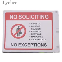 Lychee 2 шт., не требующие вывески, стикер s, водонепроницаемый, самоклеющиеся наклейки Предупреждение ющие наклейки, поставки