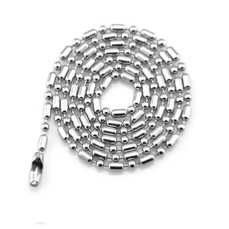 Цепочка с бусинами из нержавеющей стали 2/2 4/3 2 мм 40 90 см|chain necklace|necklace necklacechain beads