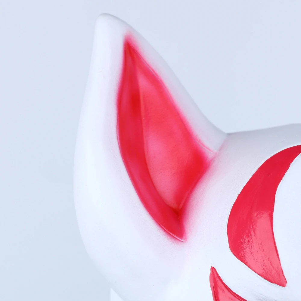 2018 Gioco Drift Cosplay Viso Maschera di Volpe kitsune Animale Testa Completa Per Adulti di Travestimento Unisex Casco Puntelli (8)