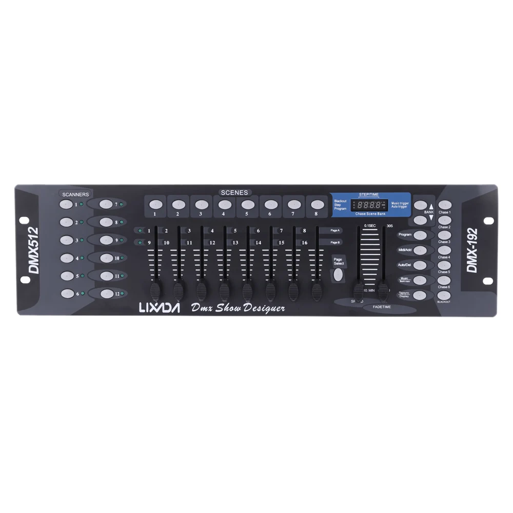 Controlador de Luz Console para Palco Discoteca Canais Controlador Festa Luzes Ano Novo Equipamento dj 192 Dmx512 24 Dj controlador de luz discoteca 192 canais