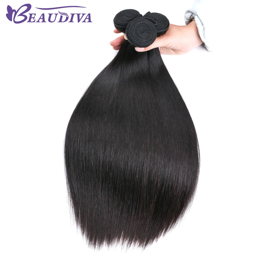 Малазийские прямые пряди волос человеческие волосы для наращивания натуральный цвет 3/4 пряди прямые волосы ткет