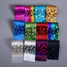 Новые модные 12 шт/набор фольги для ногтей звездное небо переводные наклейки для ногтей Стильные наклейки для украшения ногтей своими руками