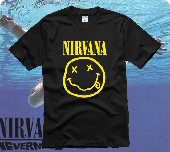KURT COBAIN Флиппер NIRVANA футболка рок музыкальная группа модная мужская женская Топы