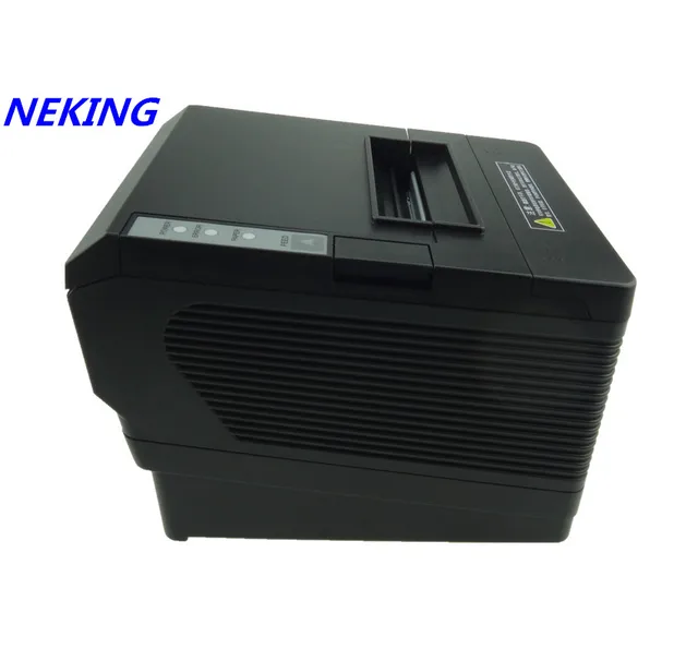 80mm receipt POS printer Automatic cutter bill Thermal printer USB Ethernet Serial Three ports are integrated in one printer 1
