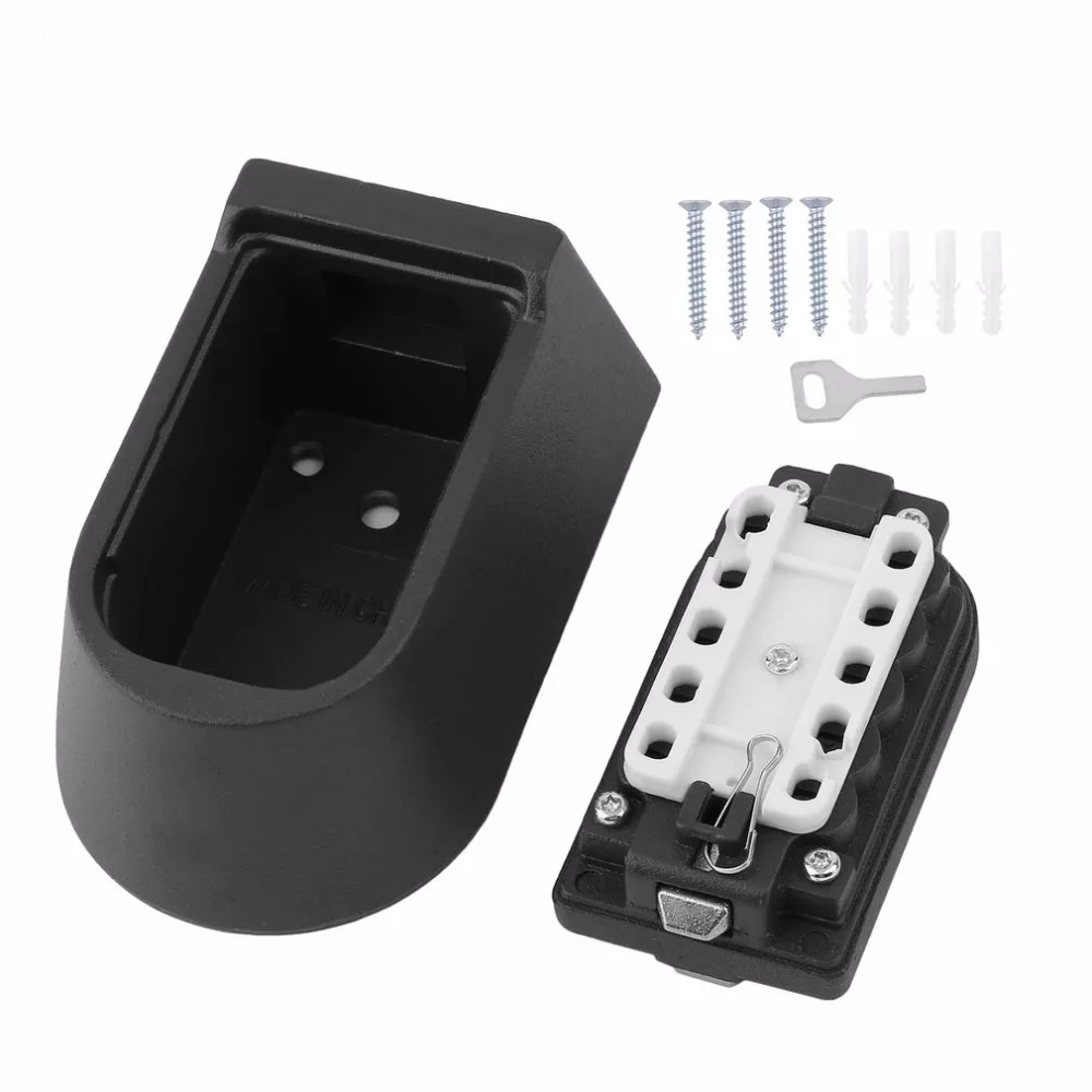 

Wall Mounted Num 10 Digit Combination Key Safe Box Outdoor Spare Keys Holder Home Garage Shed Storage Security Padlock