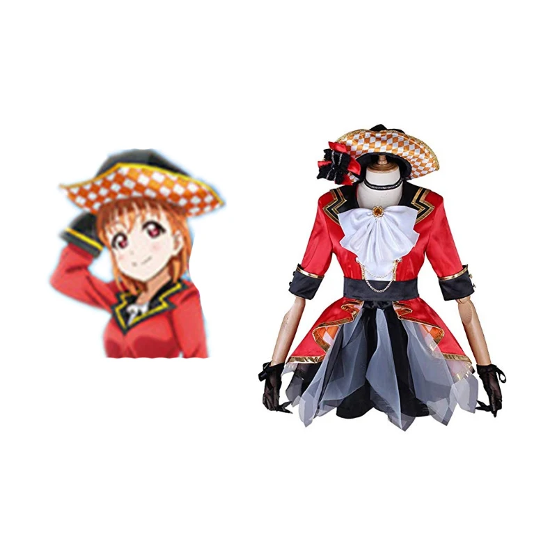 

Love Live Sunshine Cosplay Takami Chika Cosplay Costume Full Sets Uniform Cosplay Costumes Halloween Carnival Cosplay Costumes