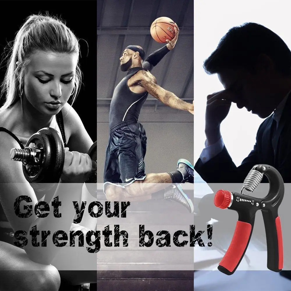 10 40 Kg Adjustable Heavy Grips Hand Gripper Gym Power Fitness Hand