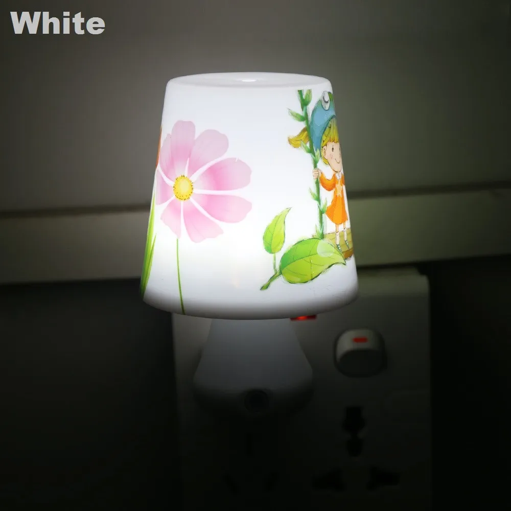 Светодио дный ночь свет лампы 0,5 Вт AC220V белый/теплый белый с дистанционным Управление диммер ребенка ночник для детей Спальня проход