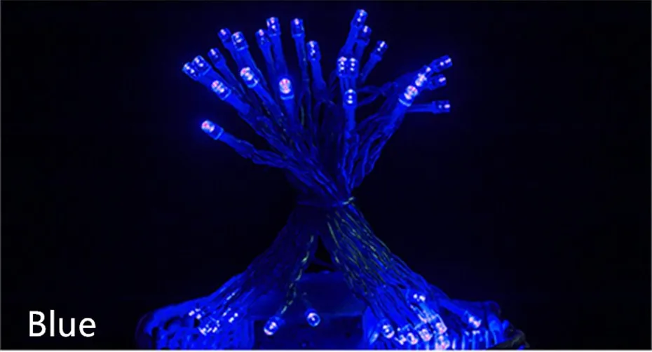 string light blue