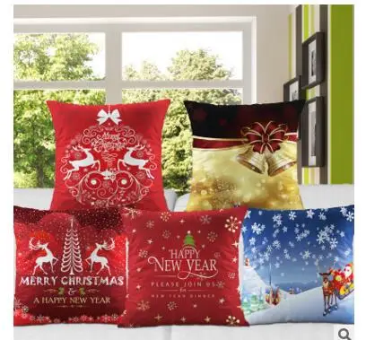 Рождественский наволочка для подушки на спинку дивана декоративная наволочка для поясницы. QQ20180926160825