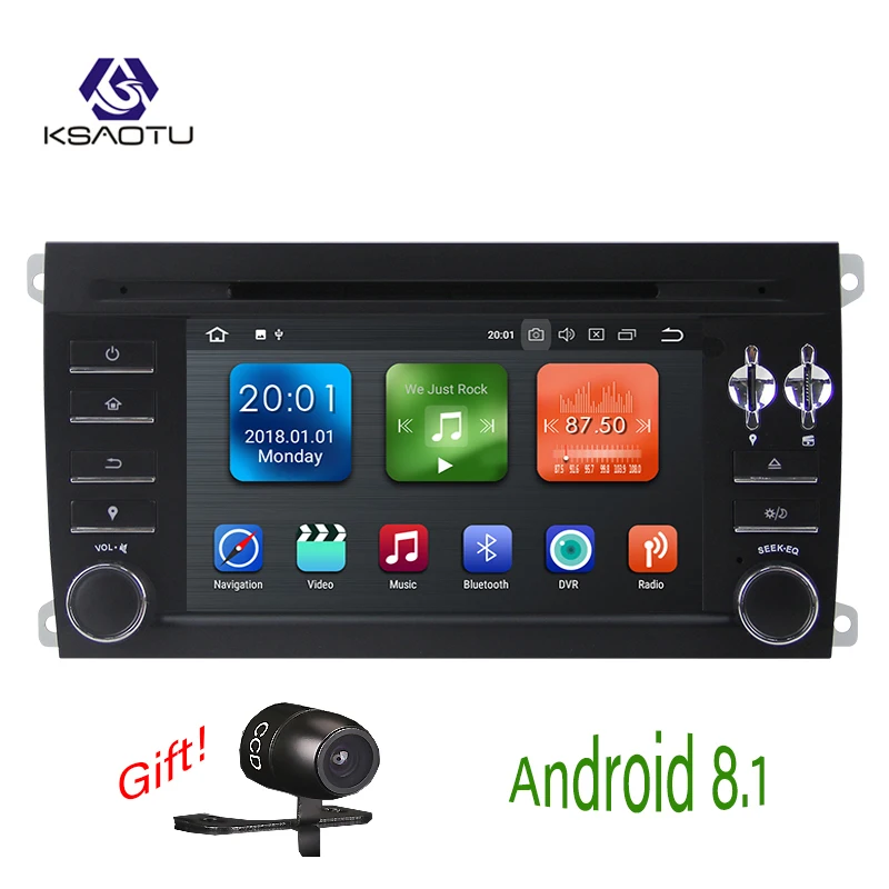 KSAOTU 7 &quotDAB + 4G Android 8 1 автомобильный DVD плеер SD GPS для Porsche Cayenne | Автомобили и