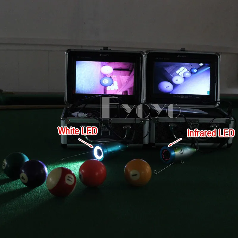 Eyoyo EF07B 1000tvl buscador de peces CÁMARA DE PESCA subacuática hd cámara de vídeo 7