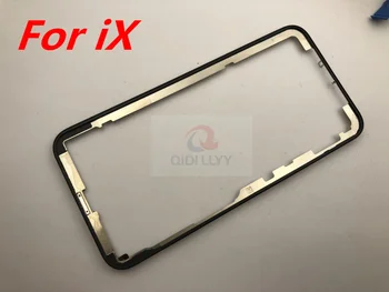 

10pcs/lot AAA+ Front Bezel for iPhone X 5.8 " LCD Middle Frame Housing Parts Chrome Screen Holder