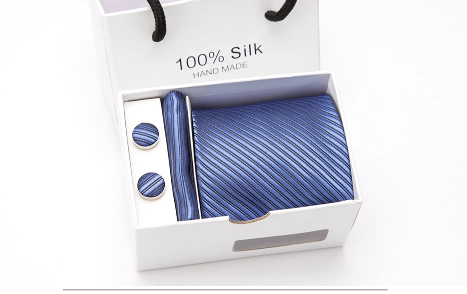 XGVOKH однотонный мужской комплект галстуков модный подарок галстук запонки турецкие огурцы, жаккардовый галстук на шею костюм Свадебная вечеринка рубашка аксессуары