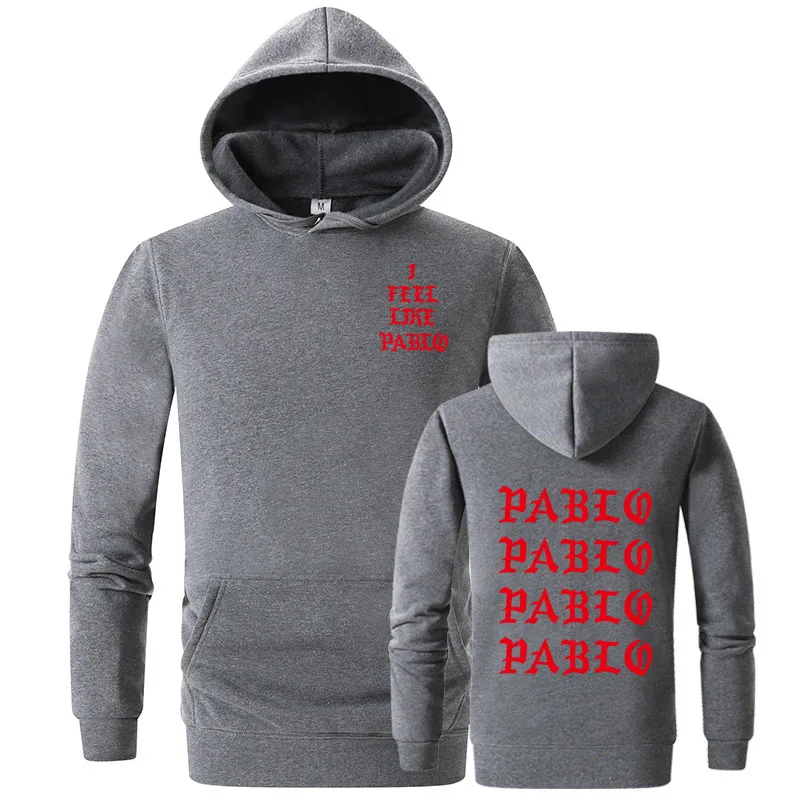 

I Feel Like Paul Pablo Kanye West sweat homme hoodies men Sweatshirt Hoodies Hip Hop Streetwear Hoody pablo hoodie