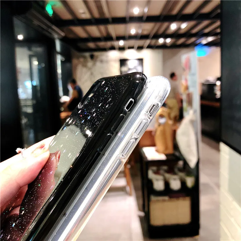 Мягкий чехол с блестками и звездами для huawei p20 Lite p30 mate20 pro Nova 2 Plus P8 lite 2017 P9 P10 P20 Pro Honor