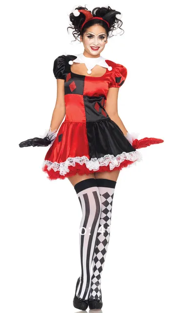 free shipping lively female harlequin clown costume sexy halloween costumes dress sexy costumes for adult - Halloween Costumes Harlequin free shipping lively female harlequin clown costume sexy halloween costumes dress sexy costumes for adult - Halloween Costumes Harlequin