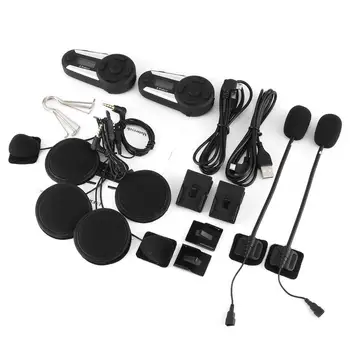 

New T20s With Screen Fm Motorcycle Helmet Intercom Headset 1200 Meters Full Duplex Real-time Pair