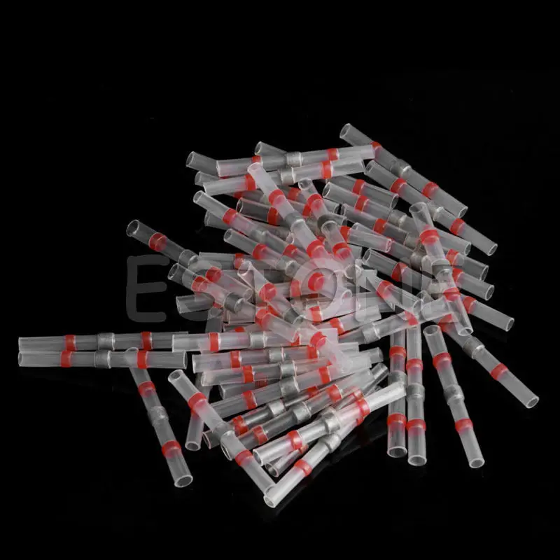 50 шт. 22-18AWG водостойкий термоусадочный приклад провода сращивания разъем припоя рукав