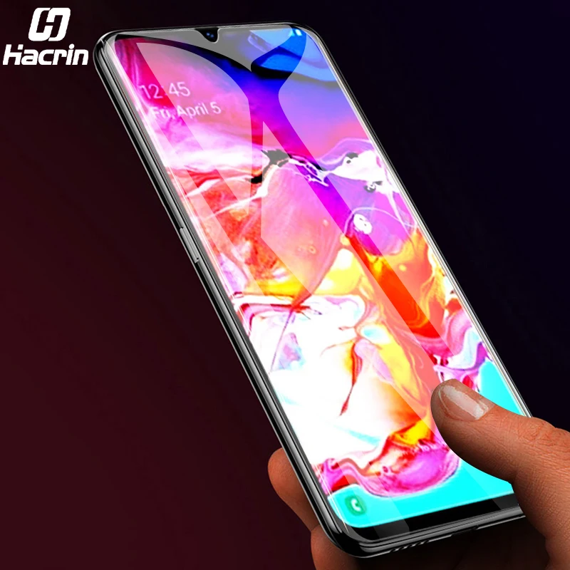

Hacrin For Samsung Galaxy A40 Tempered Glass Premium 9H Full Cover Screen Protector for Samsung Galaxy A40 Glass
