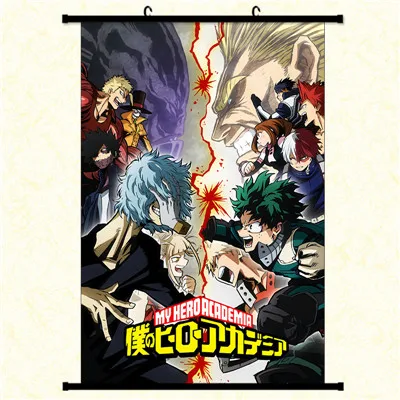 Anime Manga Boku No Hero Academia My Hero Academia Wall Scroll Painting 40x60 Picture Wallpaper Stickers Poster 001 Painting Calligraphy Aliexpress