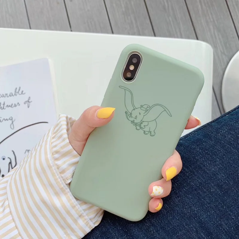 Coque для Iphone XS чехол мультфильм мягкий силиконовый чехол для телефона для Ipone 8 7 Plus X XS 6 6 S 6 S 5 5S SE Funda Coque - Цвет: Фиолетовый