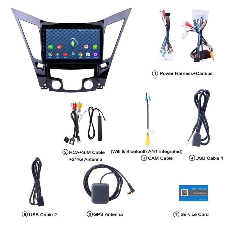 Clearance 4G Lte All Netcom 9 inch Android 8.0 For HYUNDAI Sonata 8 Sonata YF 2010-2015 HD Car GPS Navigation support swc 5