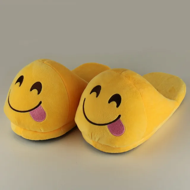 Emoji Slippers Funny Men Winter Slipper Indoor Emoji Pantoufles Home