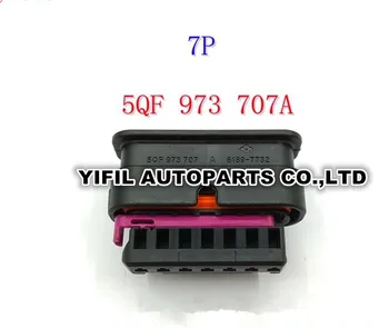 

2/4/10pcs/lot 7 Pin/Way ACC Active Patrol Line Bundle Plug Connector For Volkswagen Tiguan 5QF 973 707 A