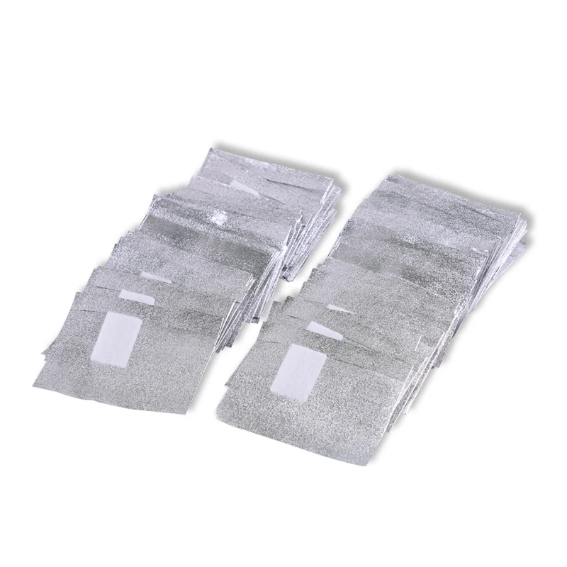 100PCs  Nail Art FOIL Polish Removal -FOIL GEL WRAPS REMOVER SOAK OFF ACRYLIC,10.5*8.5CM/pcs Foil Nail Removal Wraps 4