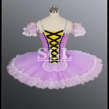 Женская классическая балетная пачка юбка балетное с юбкой пачкой для сценического представления лиловая Фея предложение индивидуального обслуживания AT1080
