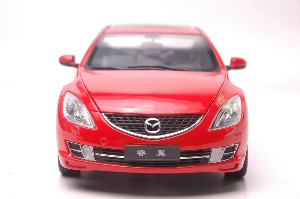 1:18 литая модель для Mazda 6 Ruiyi красный седан игрушечный автомобиль из сплава