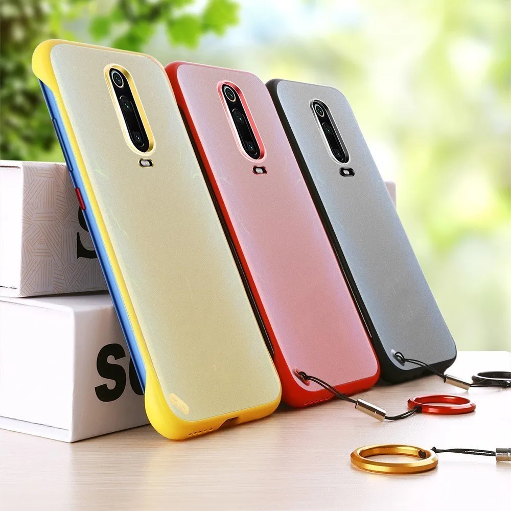 

Frameless Case for xiaomi mi 9 Case Transparent Coque for xiaomi mi 9 se Case Silicone for mi 8 redmi K20 K20 Pro Funda Luxury
