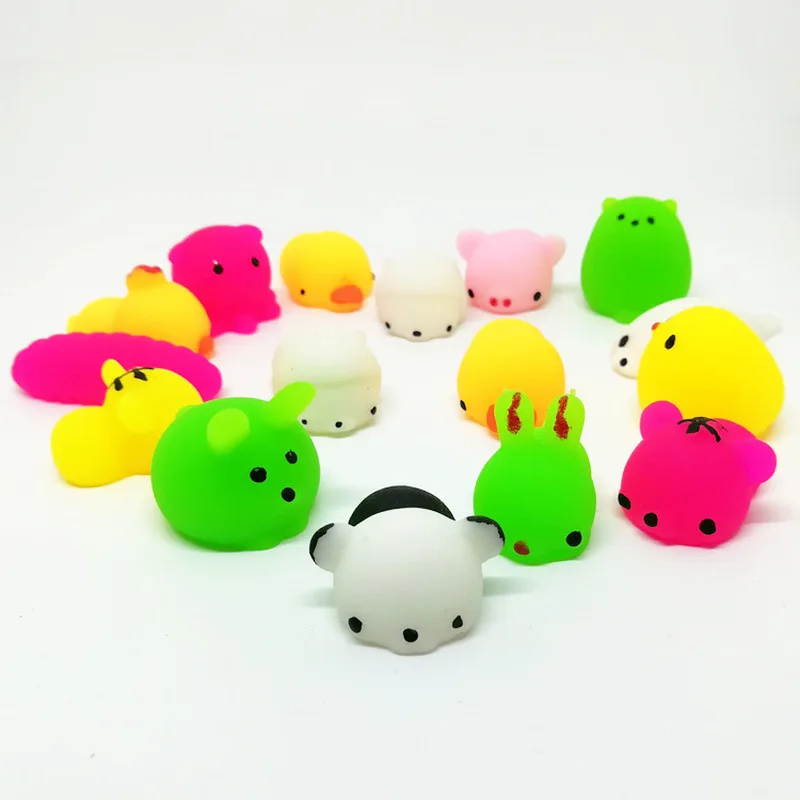 U miss Mini Mochi Squeeze Fun Gags мягкие игрушки животные Тигр Морская звезда медведь Лев