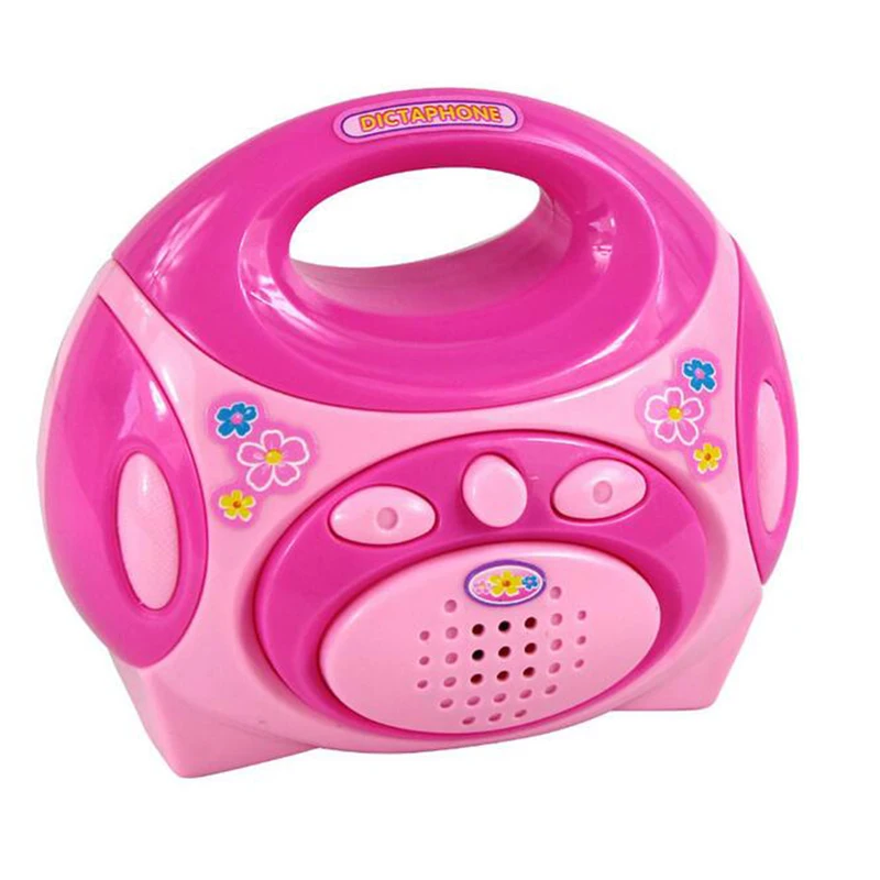 Мини Розовый уменьшенная копия радиоприемника Simulational игрушечные лошадки театр ролевые инструменты дешевые подарки для детей обувь