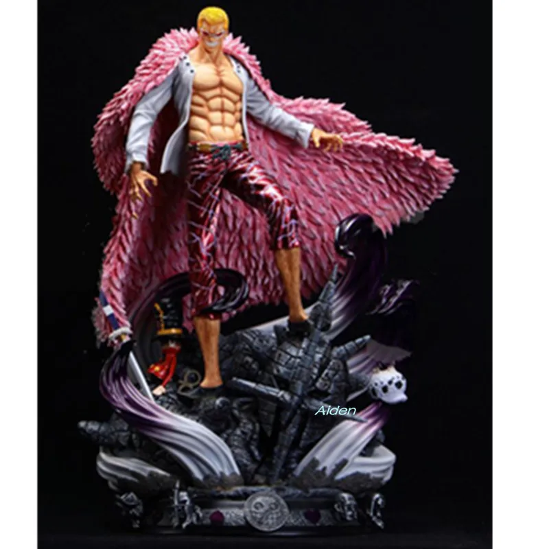 2" Цельная статуя семь военачальников моря бюст Donquixote Doflamingo полноразмерный портрет GK фигурка игрушка коробка 50 см Z543