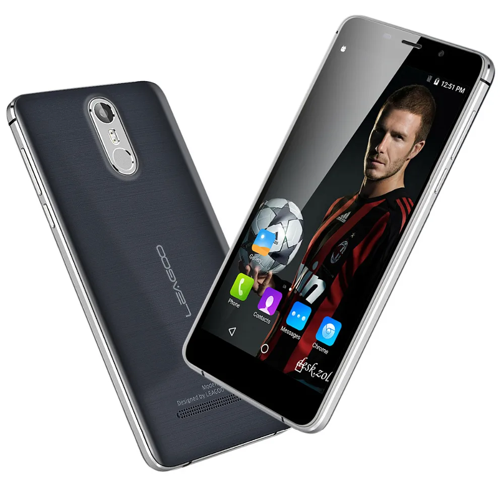 Leagoo MT6580A M8 Quad Core Сотовый Телефон 5.7 Дюймов Android 6.0 Смартфон 2 ГБ RAM 16 ROM 13.0MP Отпечатков