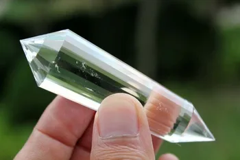 

A++ 24 sided VOGEL Style Clear QUARTZ CRYSTAL DT Wand POINT 63g