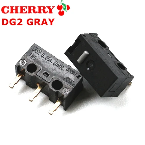 Оригинальный микропереключатель CHERRY mouse DG2 T85 0.05A 30VDC DG4 1A 125VAC 1A30VDC черный или серый