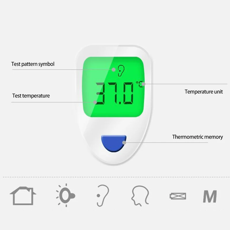 Дети Инфракрасный термометр для термометр уха тела термометр