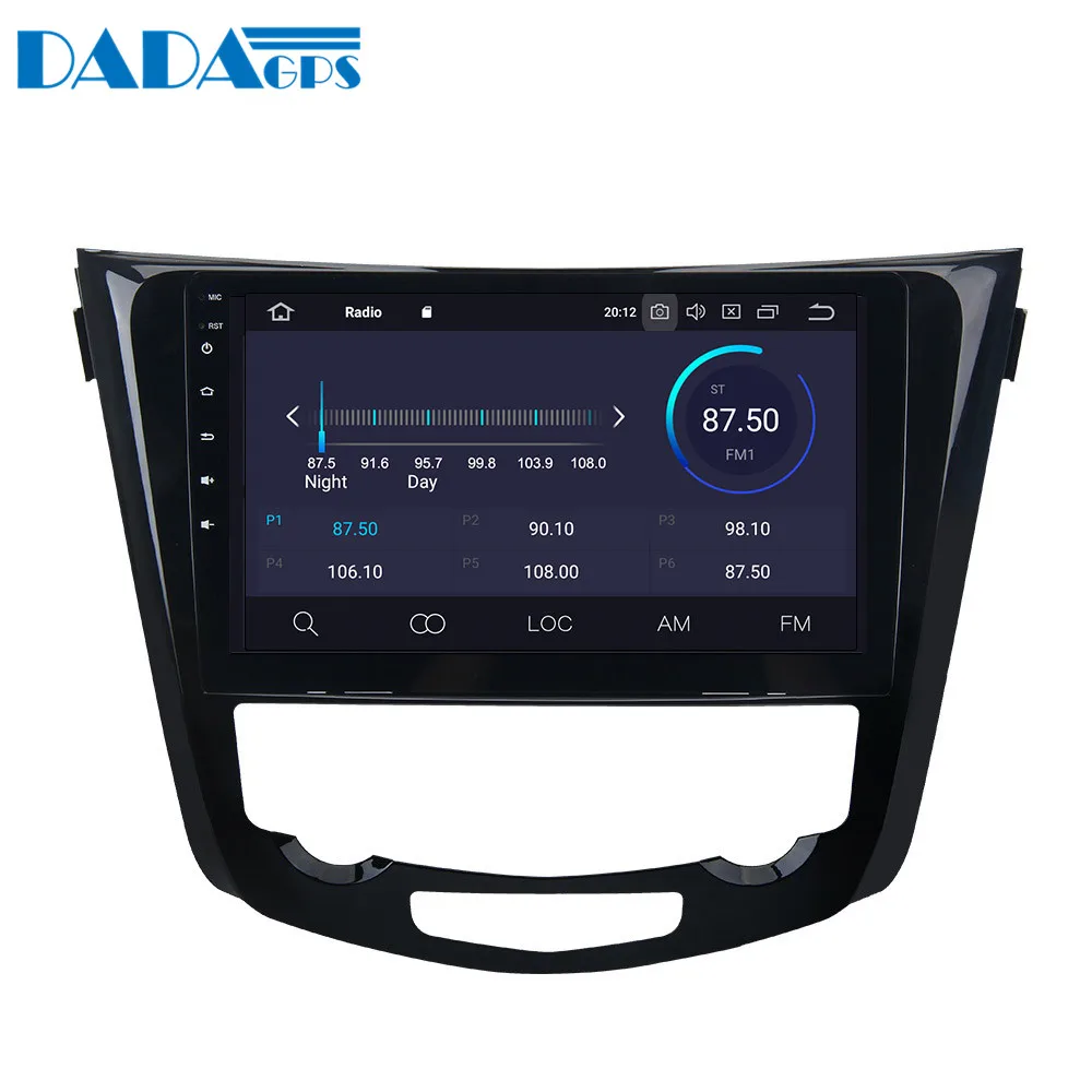 Excellent 10.2"Android 9.0 4+32 GB Car Multimedia Radio player No dvd player For Nissan X-trail/Qashqai 2013-2019 GPS map Navigation px5 9