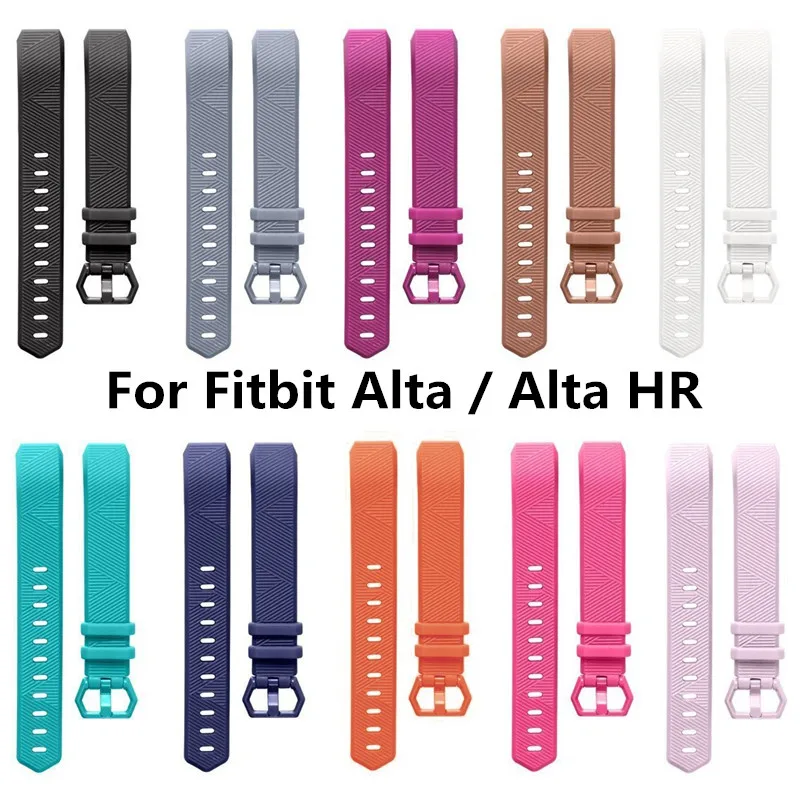 13 цветов, новейший Ремешок Для Fitbit Alta/Alta HR, мягкий ремешок, сменный Браслет, роскошный браслет, маленький и большой размер