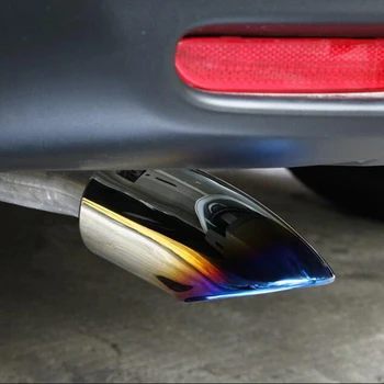 

Fit For Nissan Qashqai J11 Car Styling Exhaust Tip Mufflers Stainless Steel Rear Tail Muffler Pipe 2014 2015 2016 2017