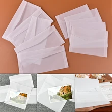 5 шт./упак. 2 Размеры прозрачный конверт открытка для хранения букв Бумага подарочные канцелярские товары школьные принадлежности
