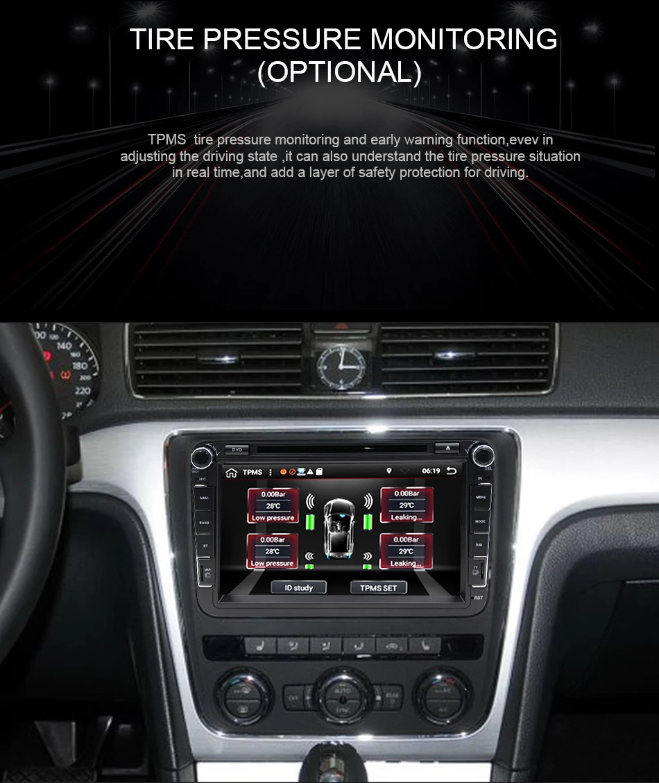 Clearance Eunavi TDA7851 2 Din Android 9 Car DVD for Volkswagen VW GOLF 5 6 POLO PASSAT SKODA CC JETTA TIGUAN TOURAN gps radio Multimedia 12